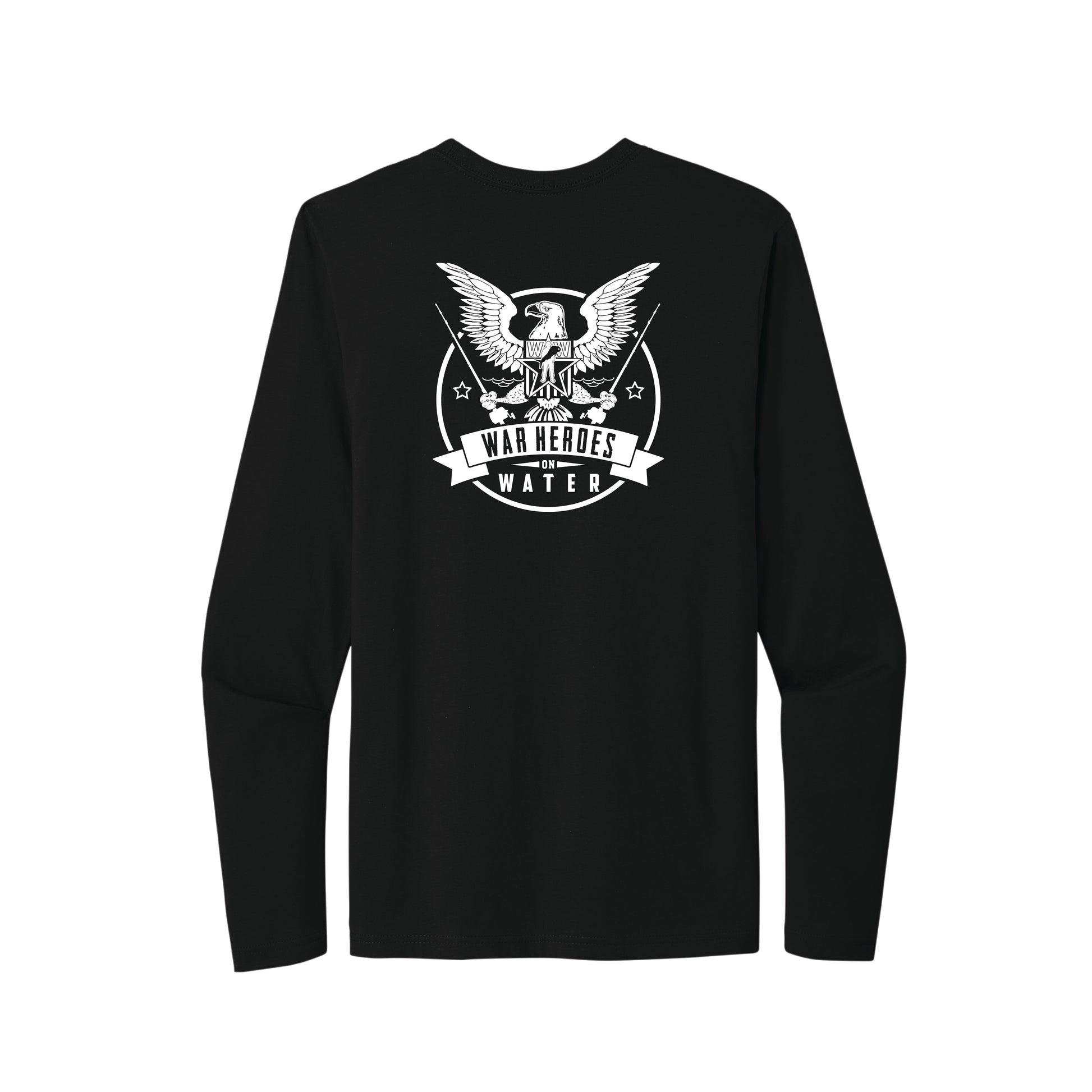 Men's BLACK Icon Logo Tee (Long Sleeve)