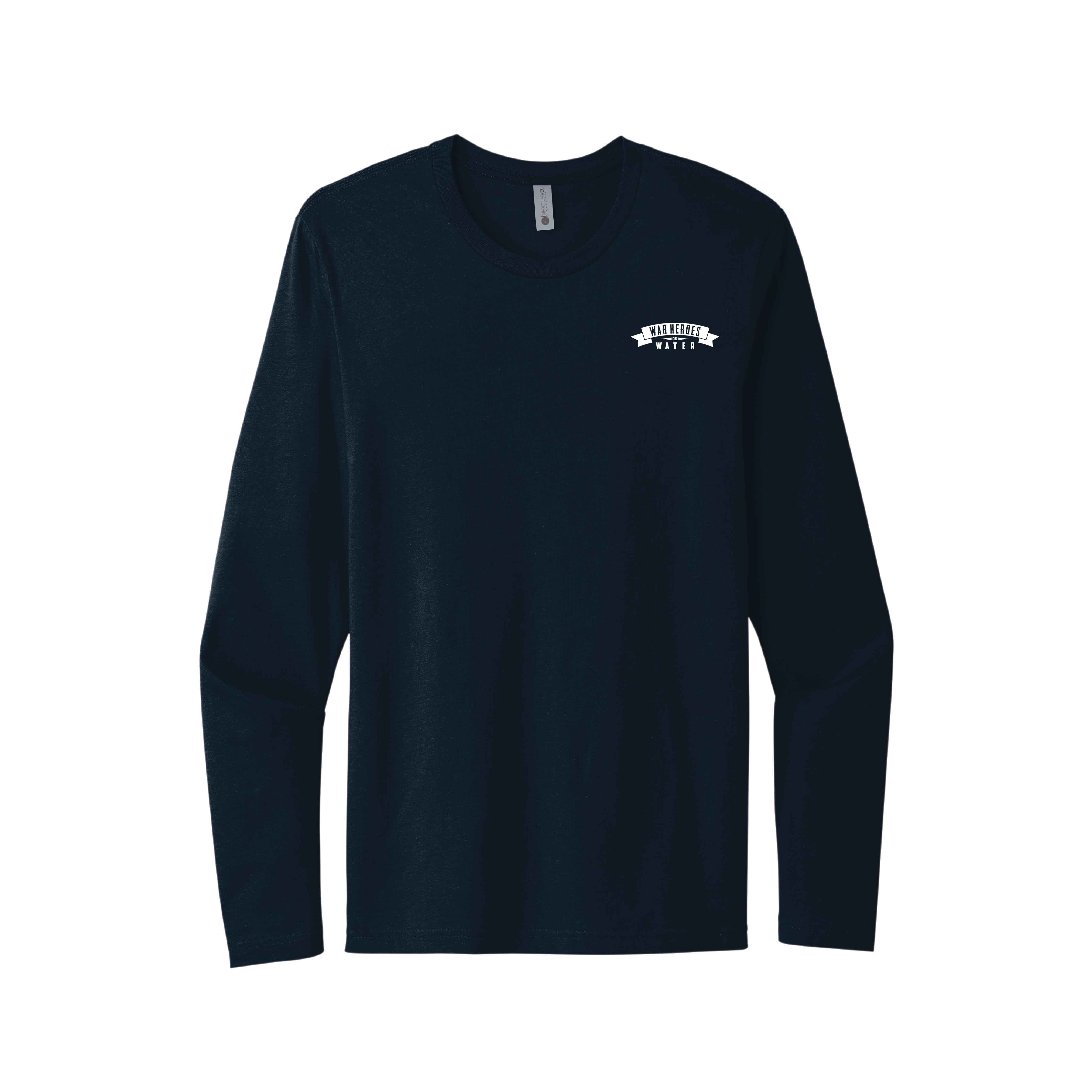 Men's Navy Icon Logo Tee (Long Sleeve) – SHOPWHOW
